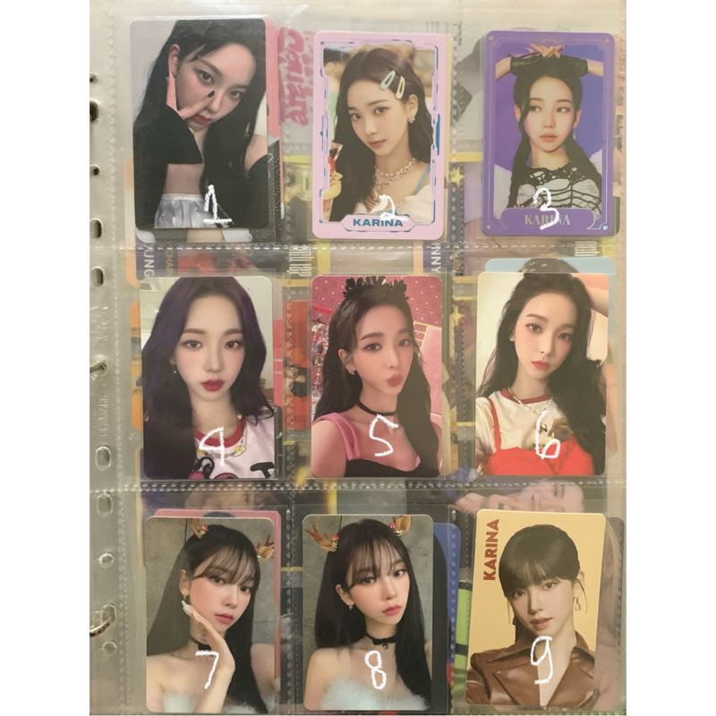 PHOTOCARD KARINA AESPA
