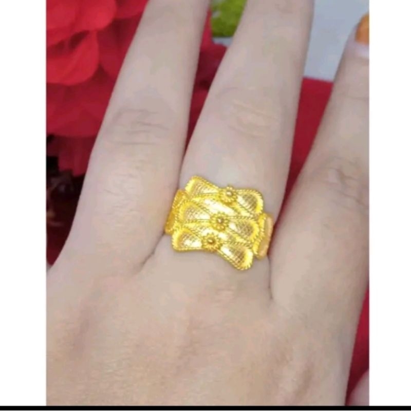 CINCIN PITA 1/2 SUKU LAPIS EMAS 24