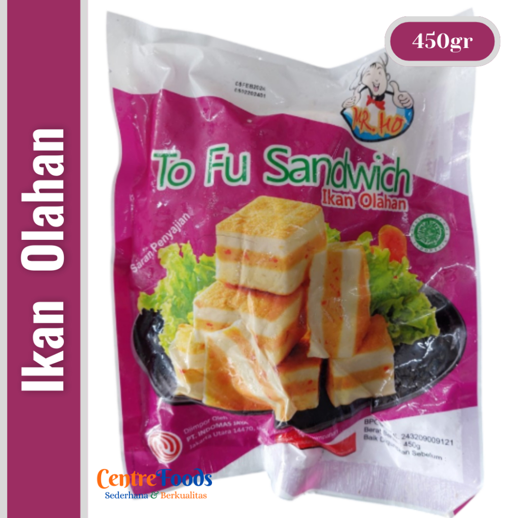 

Ikan Olahan - To Fu Sandwich MR. HO | 450gr [ Harga Per BKS ]
