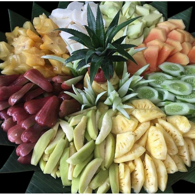

rujak tampah seger bisa custom isian