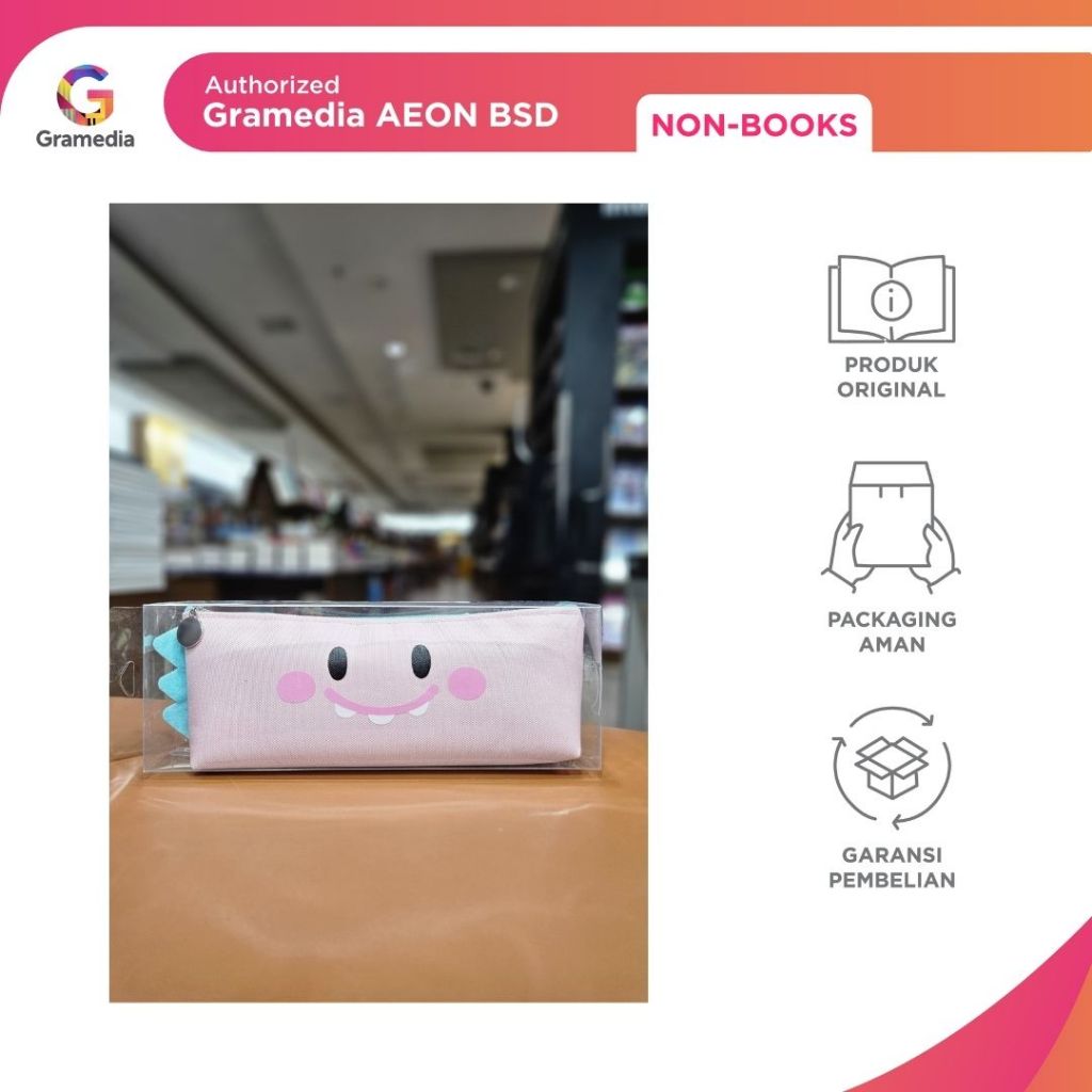 

GRAMEDIA BSD CITY - PENCASE KAKO FUNNY FACE