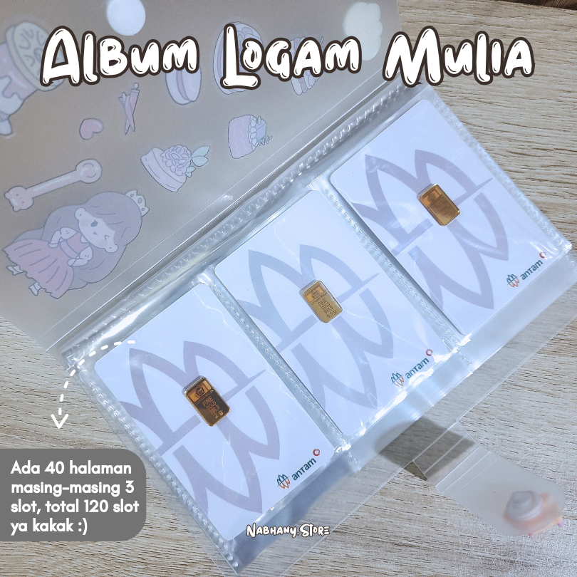 

Album LM Logam Mulia Album A6 120 Slot Muat 100GR