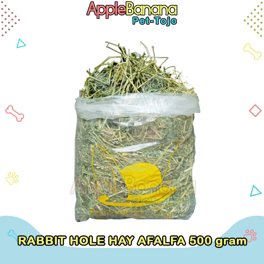 Makanan Kelinci HAY ALFALFA 500 Gram Rumput Hay Kelinci RHH