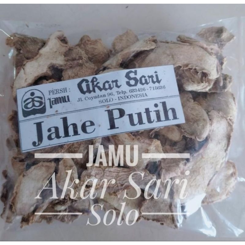 

Jamu Akar Sari - Jahe Putih Kering - Mengatasi Pencernaan