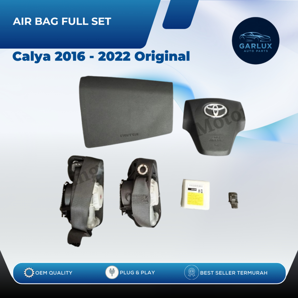Airbag Full Set Calya 2016–2022 | Setir + Dashboard | Original
