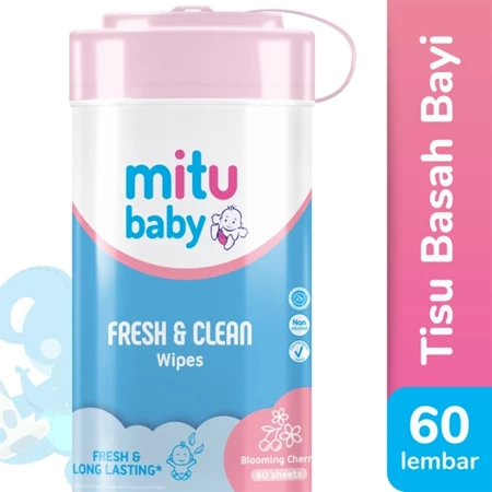 Mitu Baby Fresh & Clean Wipes 60 ply