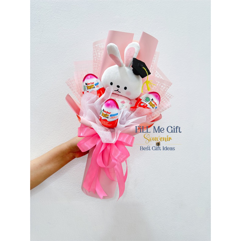 Kinderjoy Coklat Buket Mini Size / Kado Wisuda Anak Lucu
