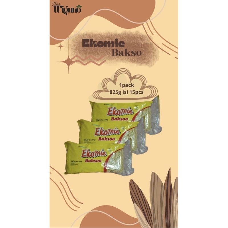 

Ekomie Bakso 825gr