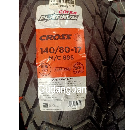 Diskon ( Cross S ) Ring 17 - Ban Motor Dual Purpose Semi Trail (Cek Varian!! 70 80 90 100 110 120