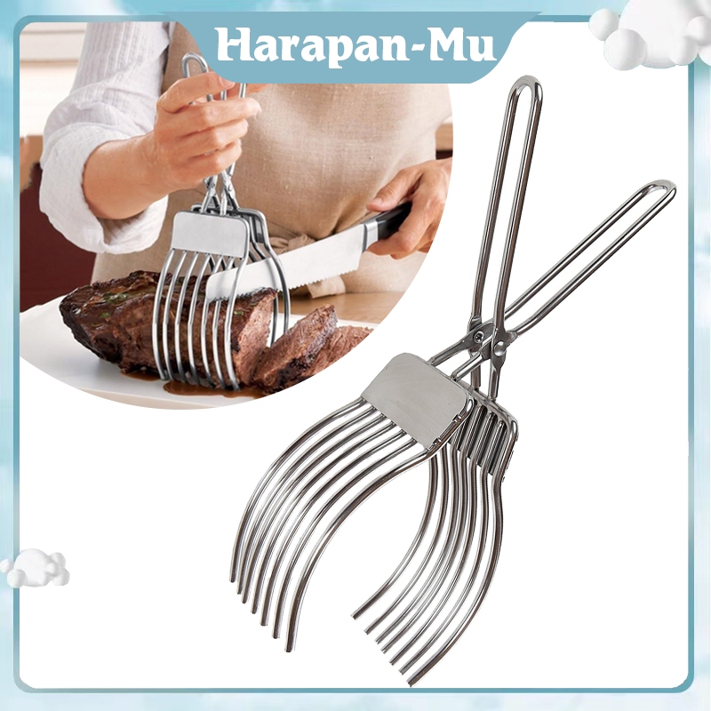 Penjepit Pemotong Makanan / Alat Potong Roti Tawar Manual / Portabel Luar Ruangan Multifungsi