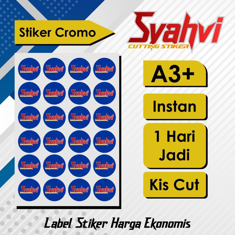 STIKER CROMO