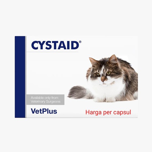 CYSTAID PLUS Obat Masalah Saluran Kencing Kemih Kucing   / Cystaid  - free consul drh Plus Kucing