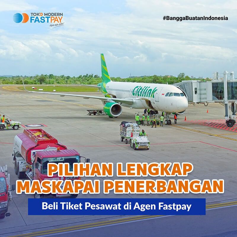 Dapatkan tiket pesawat Garuda Indonesia, Citilink, Lion Air, Batik Air, Super Air Jet, Sriwijaya Air