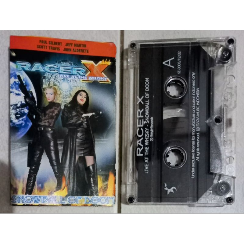 Kaset Pita R6 RACER X Album Snowball Of Doom