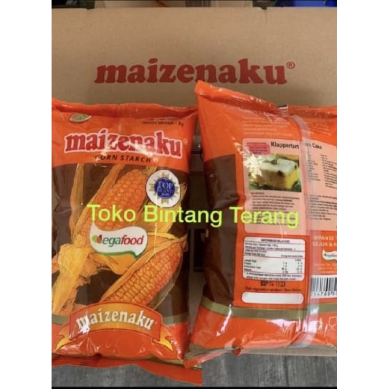 

Tepung Maizena Maizenaku 1 kg / Tp Jagung Maisena 1 kg / 1000gr / 1000 gr Mazena Egafood Kemasan Premium