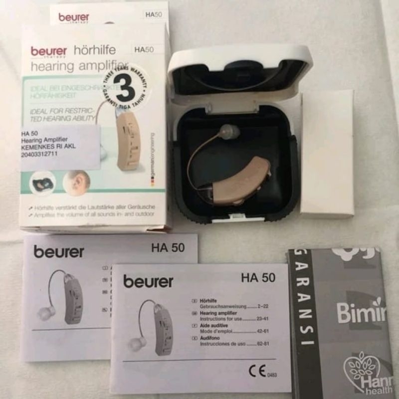BEURER HA 50 . HEARING AID HA50 / HA-50