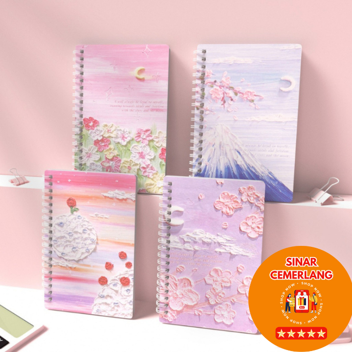 

SC Buku Tulis RING A5 /Notebook A5/Buku Tulis Sekolah isi 60 lembar/ Alat Tulis Buku Tulis Kantor