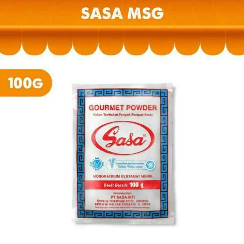 

SASA Vetsin MSG 100g Penyedap Rasa Masakan Gurih Lezat Praktis dan Ekonomis Bumbu Dapur