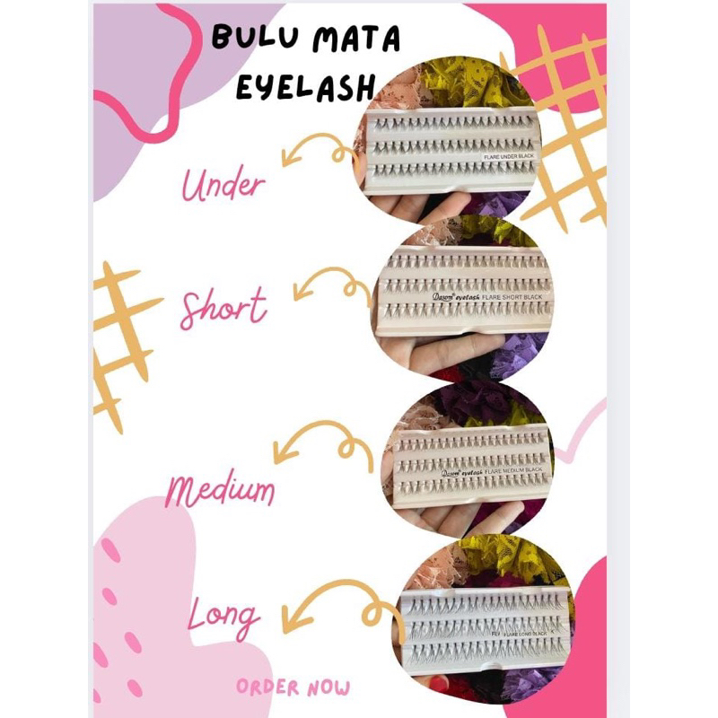 [DS] EYELASH BULU MATA TANAM extra lentik panjang tebal tipis ala Korea bulu mata kondangan eyelash 