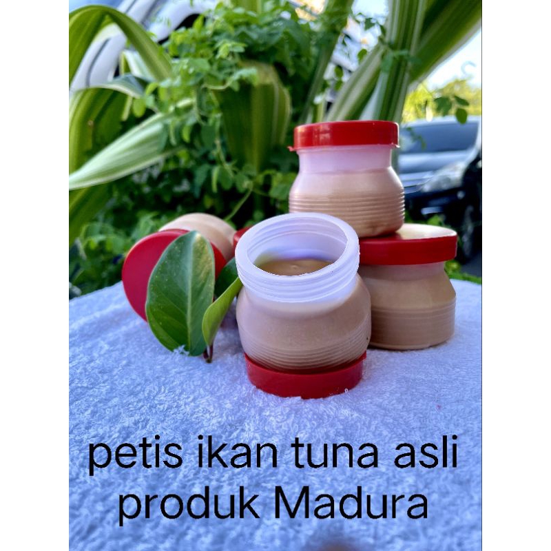 

SAKERA ASLI MADURA PETIS MADURA IKAN TUNA MURNI ASLI KUALITAS BIASA(110 GRAM)