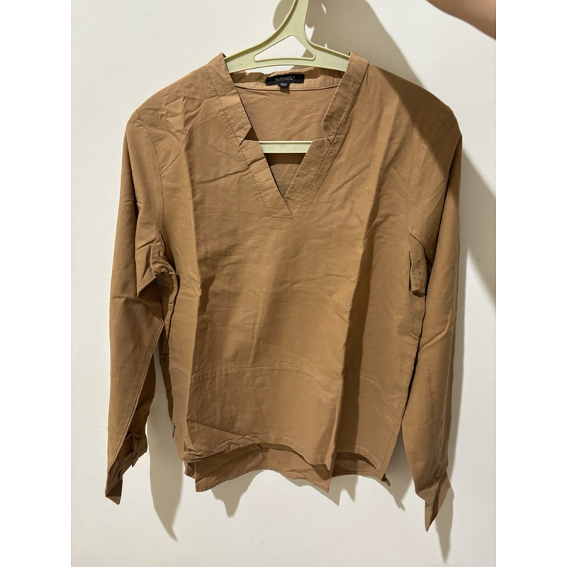 (PRELOVED) blouse coklat