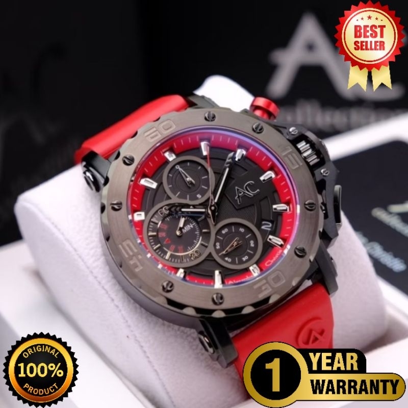 Alexandre Christie Pria AC 9205 MC AC9205 Red Black Original Garansi
