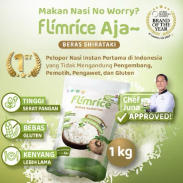 

flimrice nasi shirataki (nasi diet)-1kg