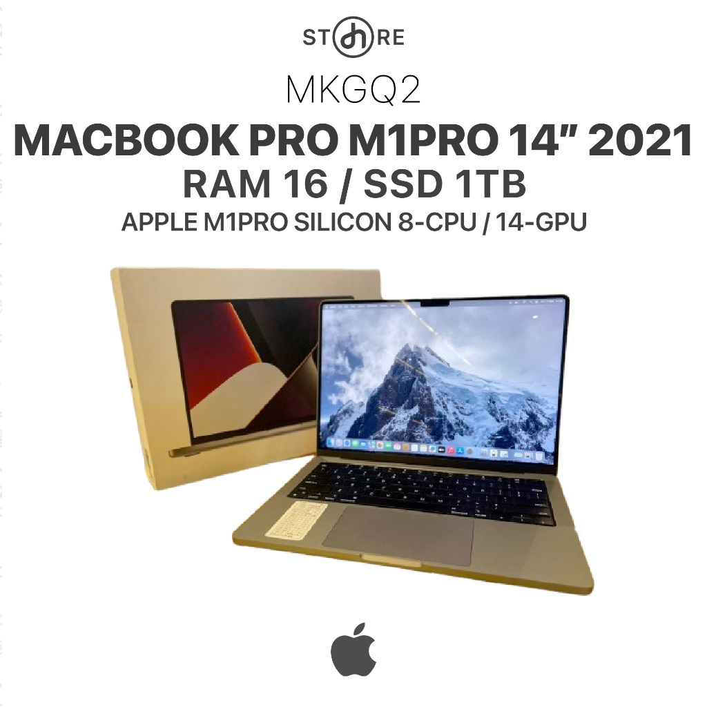 Second , Macbook Pro M1PRO 14" 2021 , 16/1TB , Grey , MKGQ2
