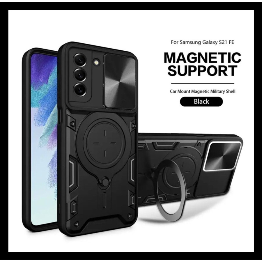 Samsung Galaxy S20 FE S20FE / S21 FE S21FE 5G Case Pattern Armor Ring Magnetic Original Hard Casing 