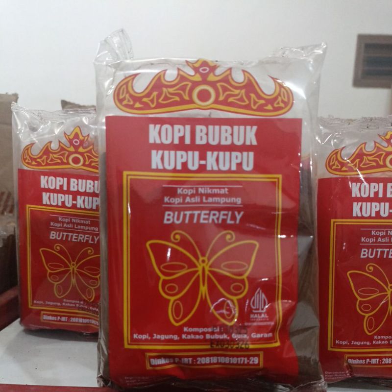 

Kopi Bubuk Kupu-kupu Kopi Asli Lampung