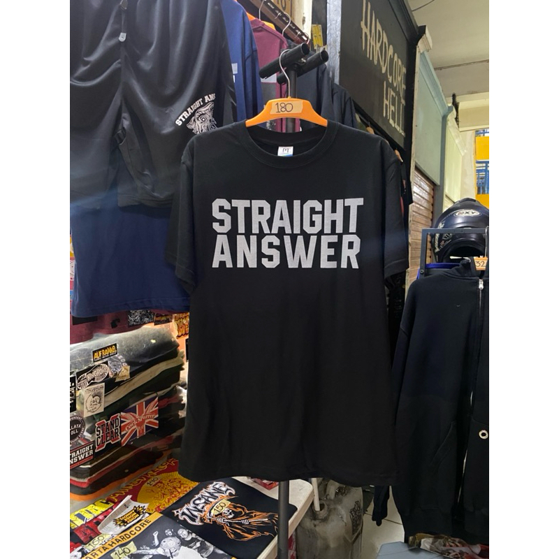 Tshirt STRAIGHT ANSWER - "Can't Stop Wont Stop" Official Mercahandise
