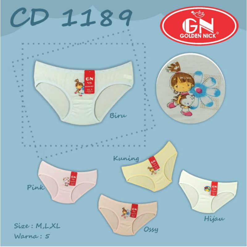 celana dalam anak golden nick 1189 cd gn anak