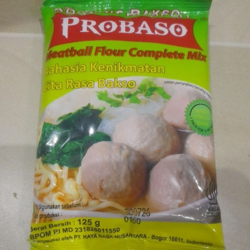 

Tepung adonan bakso PROBASO 125gr