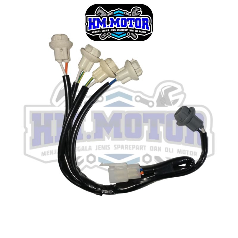 FITTING SOKET LAMPU BELAKANG HONDA VARIO 125 TECHNO FI KZR