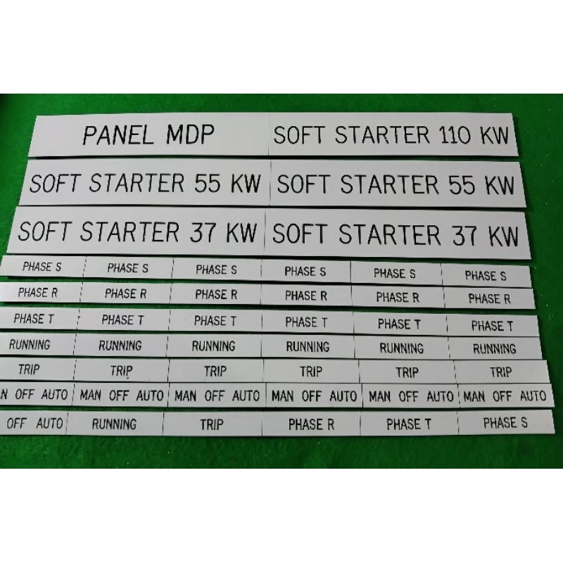 

Name Plate Panel Grafir Ukuran Kecil