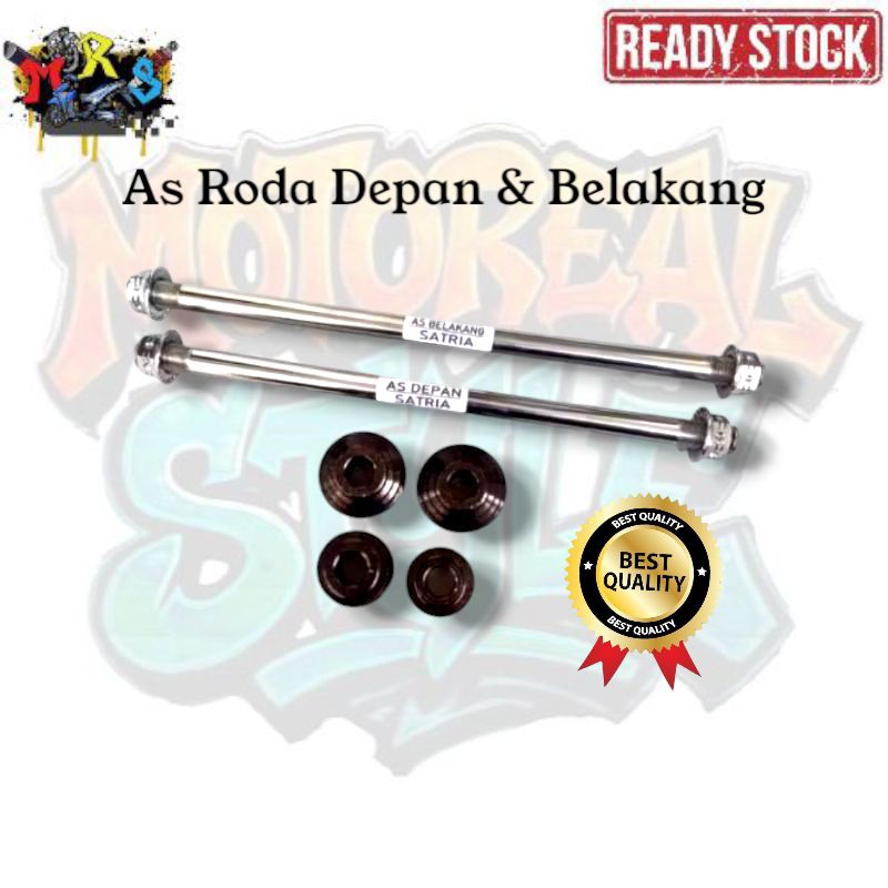 AS Roda Depan & Belakang Suzuki Satria FU new dan OLD, Set boshing depan belakang