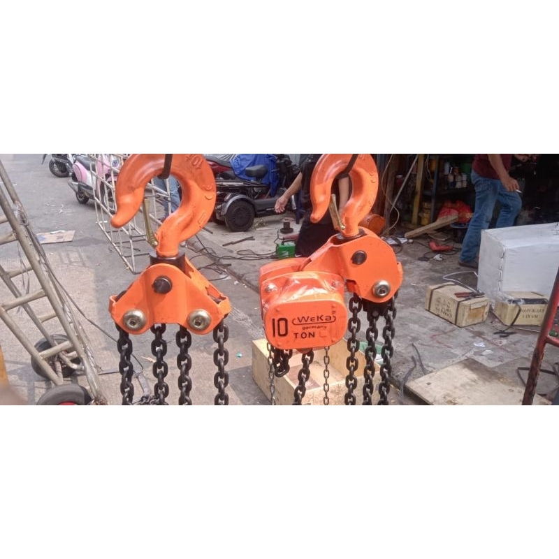 Chain block 10 ton x 5 mtr Weka ( bercetevicate)
