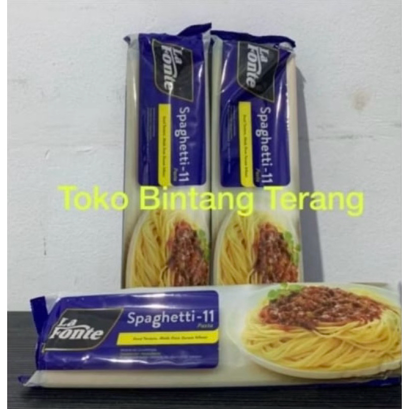 

La Fonte Spaghetti 11 ukuran 450g / Lafonte Pasta Spageti No 11 ukuran 450 gr gram