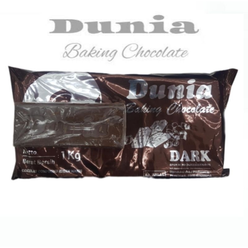 

DUNIA COKLAT COMPOUND 1kg DARK