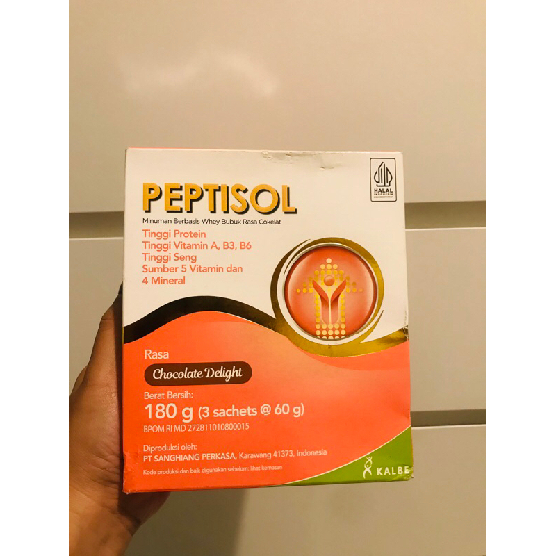 

Peptisol Rasa Chocolate Delight 180gr (3 Sachets @60gr)