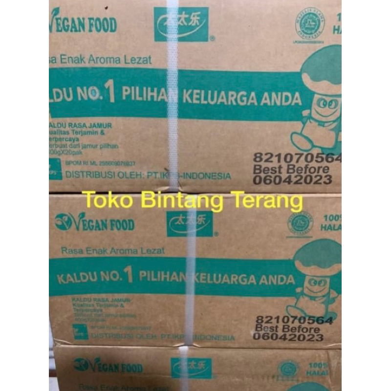 

Totole Bumbu Kaldu Jamur 400 gr x 20 pcs per 1 dus / karton Mokucing