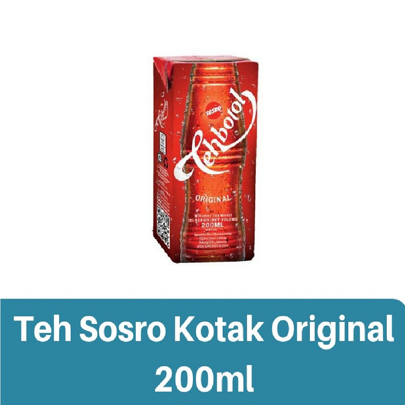 

SOSRO TEH BOTOL (KOTAK) TPK 200mL