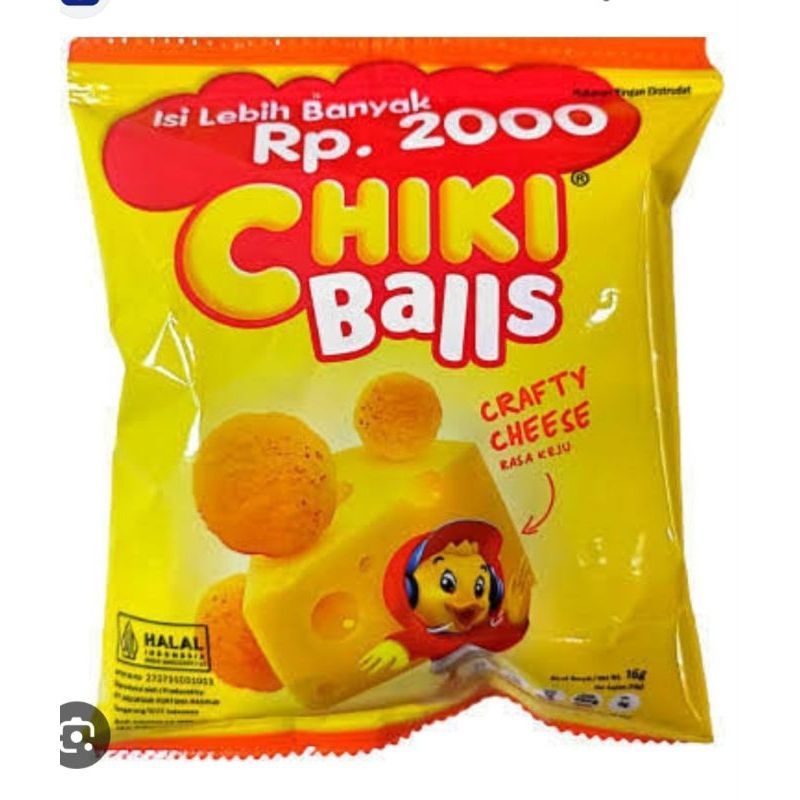 

Chiki Balls Keju 16gr