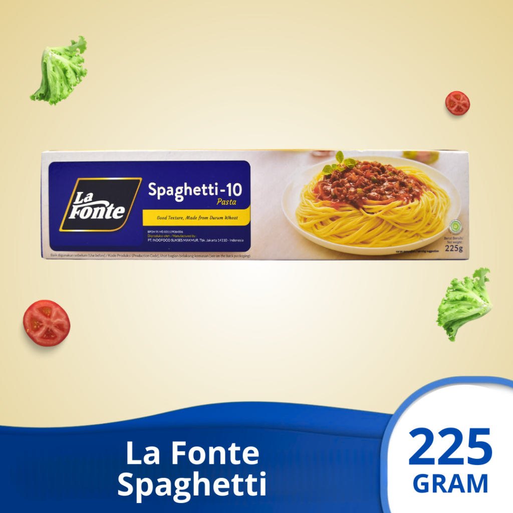 

LA FONTE SPAGHETTI Mie Spaghetti 225 gram