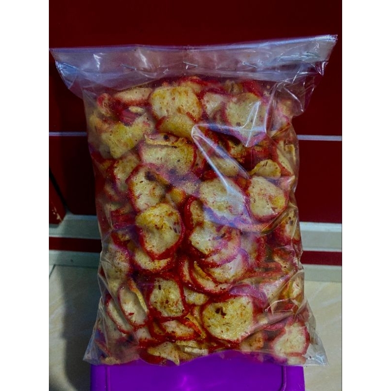 

krupuk seblak pedas mantab