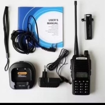 baofeng uv - 82 HT dual-band dua layer PTT ori baru garansi 5 wattb UV-82