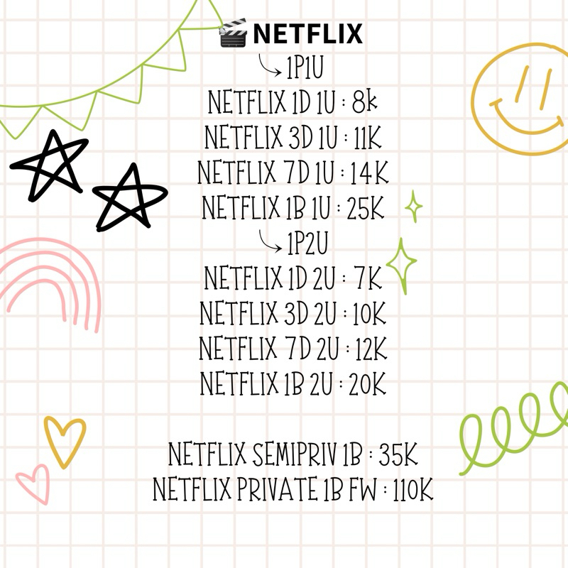 N*tflx Premium UHD (Private/Sharing)
