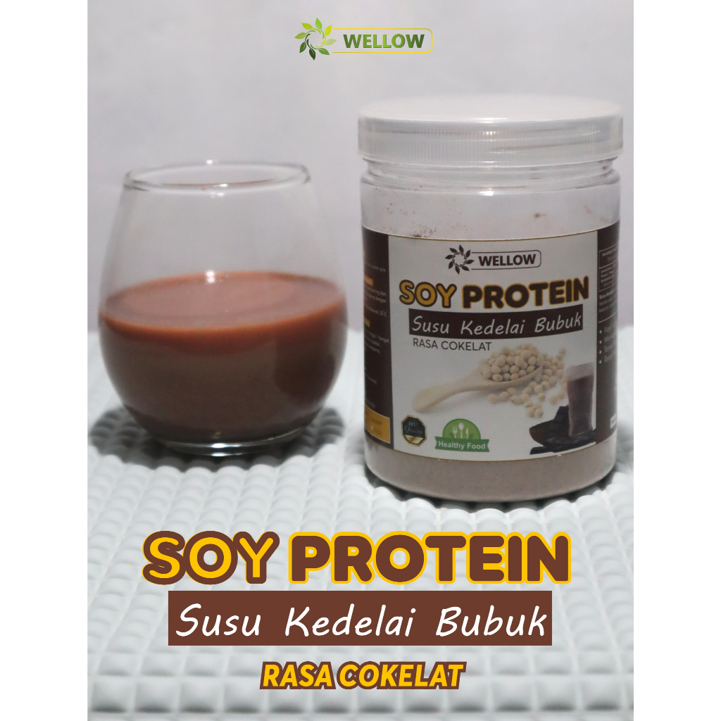 

wellow susu kedele rasa cokelat / Soy Bean Milk Powder / Susu Kacang Kedelai / Kedele Bubuk / susu kedelai rasa cokelat / susu kedelai 200gr