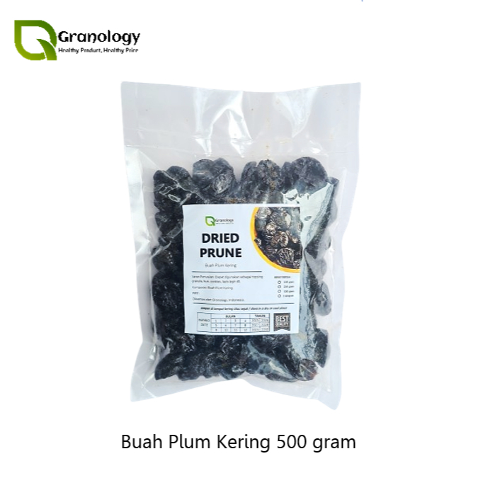 

Dried Prune / Plum Kering (500 gram) by Granology