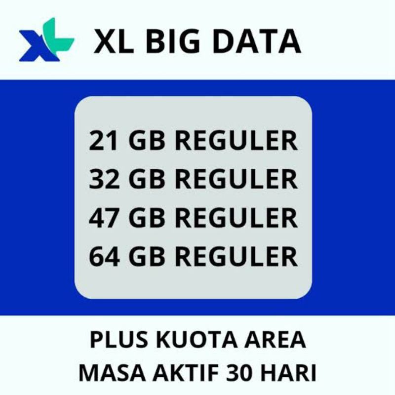 Promo kuota XL big data harga murah dan bersahabat ( isi ulang paket data )